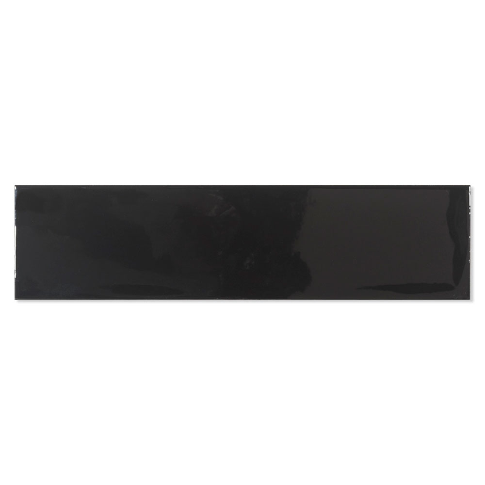 Pissano Veggflis Alboran Svart Blank 8x30 cm